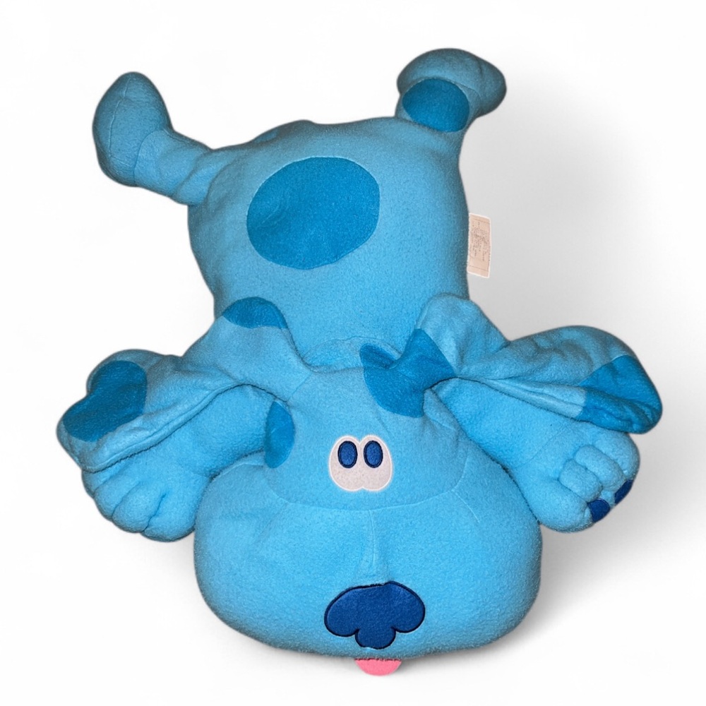 Vtg Y2K Crown Crafts Blue’s Clues Stuffed Plush Pillow Stuffed  28”